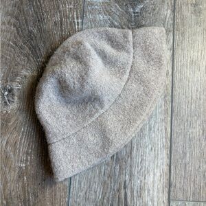 J.Crew Wool Bucket hat in Taupe